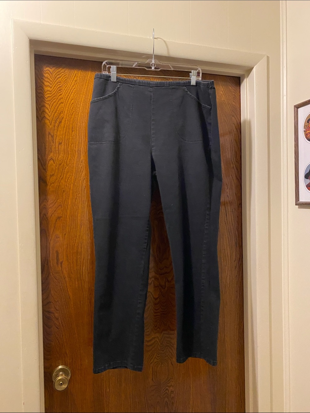 Denim&Co Black Straight Leg women Jeans